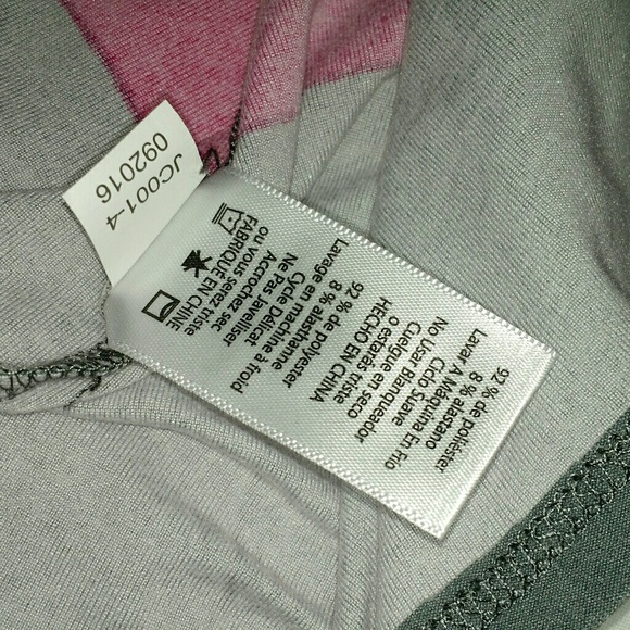 LuLaRoe - Julia Dress Dark Pink & Gray Color Block - Picture 11 of 11